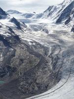 Zermatt, Blick vom Gornergrat, Grenzgletscher