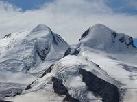 Zermatt, Blick vom Gornergrat, Castor und Pollux