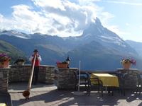Zermatt, Sunneggga, Blick auf Matterhorn, Folkloreabend