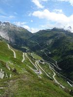 Blick vom Grimselpass zum Furka-Pass