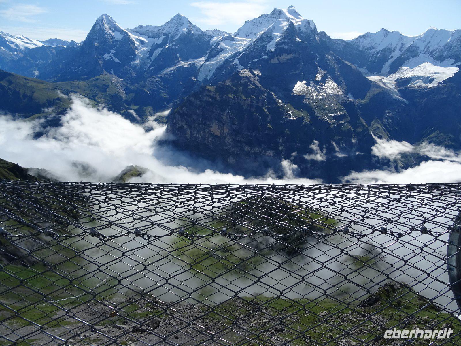 Schilthorn, Birg, Trillwalk mit Eiger, Mönch und Jungfrau