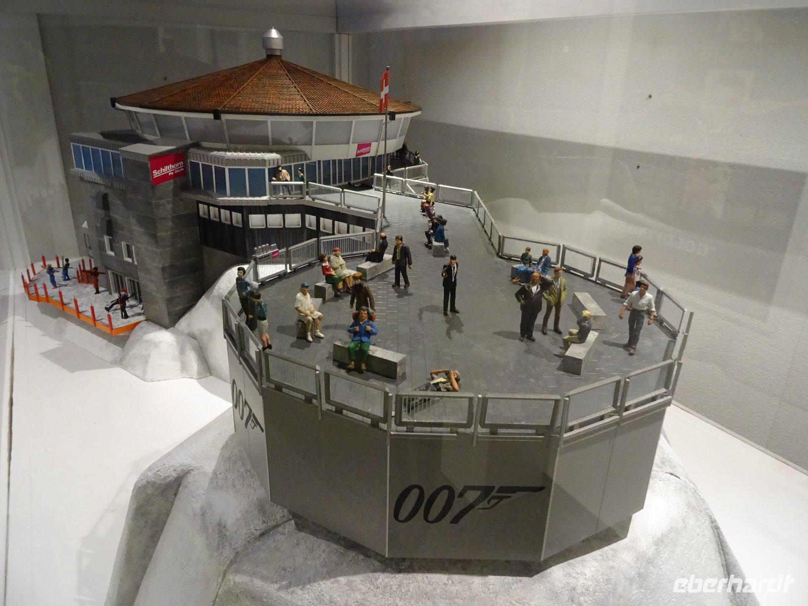Schilthorn, Modell zum James Bond-Dreh