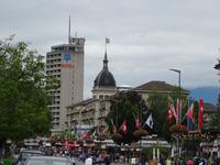 Interlaken, Höheweg mit Hotelpromenade