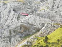 Pilatus, Fahrt mit der Zahnradbahn