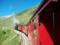 Mit Dampf auf der Furka  - Bergstrecke 
