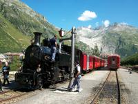 Mit Dampf auf der Furka  - Bergstrecke 