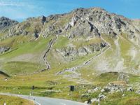 Fahrt über den Flüelapass