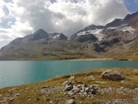 Fahrt mit dem Bernina-Express