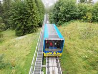 Fahrt von der Schatzalp