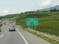 Fahrt durchs Rhonetal