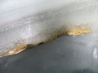 Ausfug zum Jungfraujoch - Eispalast - Sägespäne aus dem Jahr 1946 im Eis