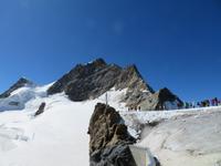 Ausfug zum Jungfraujoch -Plateau - Blick zur Jungfrau