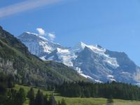 Ausfug zum Jungfraujoch - Jungfrau und Silberhorn