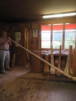 Besuch beim Alphornbauer