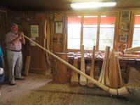 Besuch beim Alphornbauer