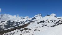 184 Ausflug nach Zermatt - Fahrt mit der Gornergratbahn - Monte Rosa Gruppe