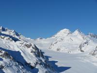 Eggishorn - Blick zu Jungfrau, Mönch, Eiger