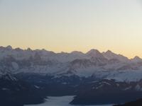 Auf dem Pilatus - Blick in die Berner Alpen mit Eiger, Mönch und Jungfrau