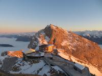 Auf dem Pilatus - Blick zum Hotel Bellevue und zum Esel