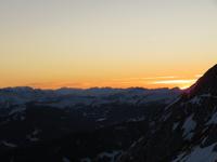 Auf dem Pilatus - Sonnenuntergang
