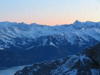 Auf dem Pilatus -Abendstimmung