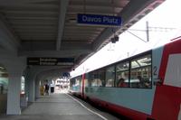 Fahrt mit dem Glacier Express von Davos nach Zermatt
