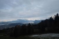 Blick bei der Abfahrt auf den Vierwaldstätter See