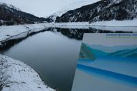 Halt am Staudamm Marmorera