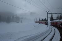 Nach Arosa wird es immer nebliger