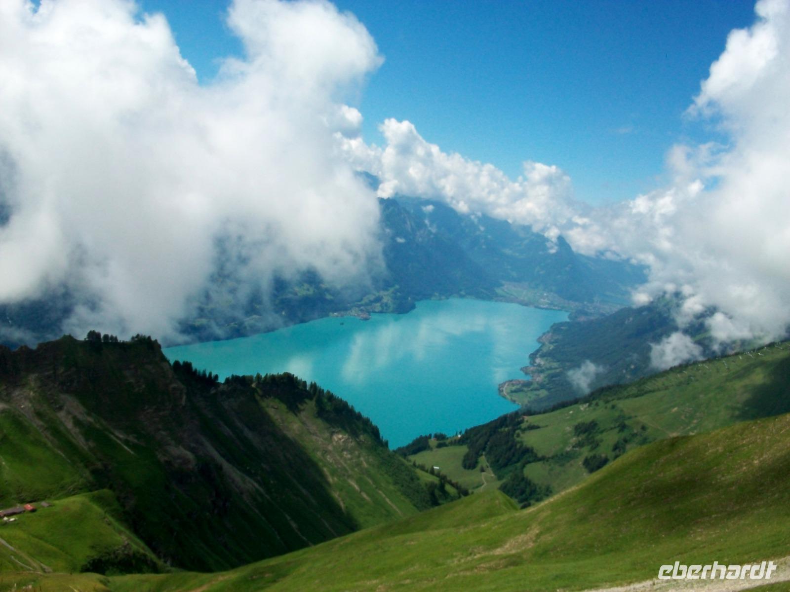 Auffahrt mit der Brienz Rothornbahn 