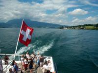 Mit dem Schiff auf dem Vierwaldstättersee 