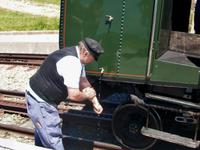 Unsere Dampflok mit Heizer 