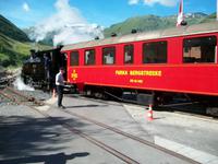 Unser Zug über die Furka 
