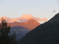 015 Schatzalp - Abendstimmung über dem Jakobshorn