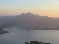 117 Rigi-Kaltbad Blick über den Vierwaldstättersee - Sonnenuntergang Pilatus
