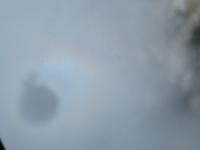 333 Bahn taucht in den Nebel