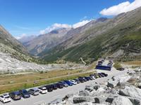 Aufenthalt am Mattmark-Stausee