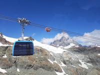 Rückfahrt vom Kleinen Matterhorn zur Station 