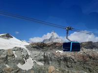Rückfahrt vom Kleinen Matterhorn zur Station 