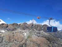 Rückfahrt vom Kleinen Matterhorn zur Station 