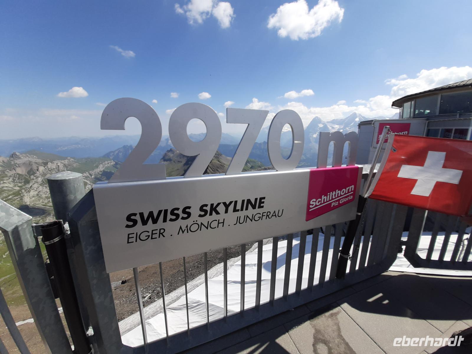 auf dem Schilthorn...