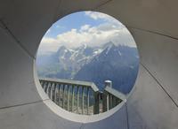 auf dem Schilthorn... - Blick auf Eiger, Mönch und Jungfrau