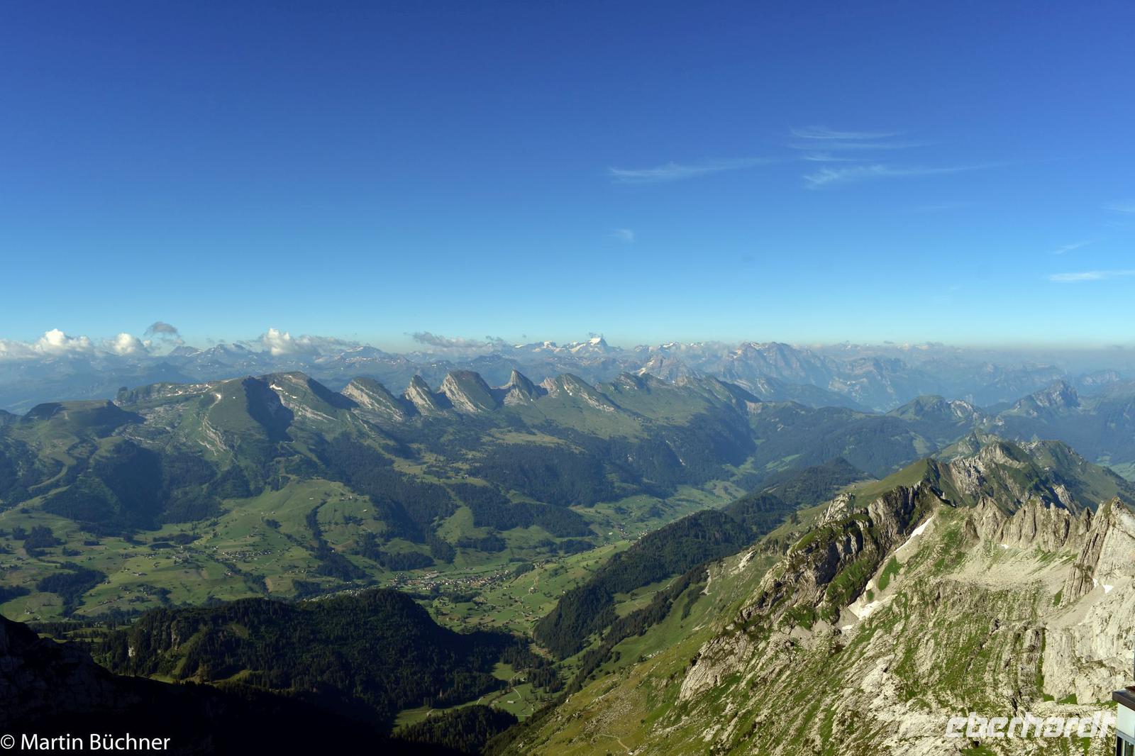 Frühstück auf dem Säntis (2.502 m)