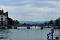 Stadtrundfahrt Zürich - Blick in Richtung Glarner Alpen