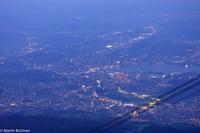 Blick vom Pilatus - Vierwaldstättersee - Luzern (Nacht)