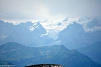 Blick vom Pilatus - Richtung Berner Oberland