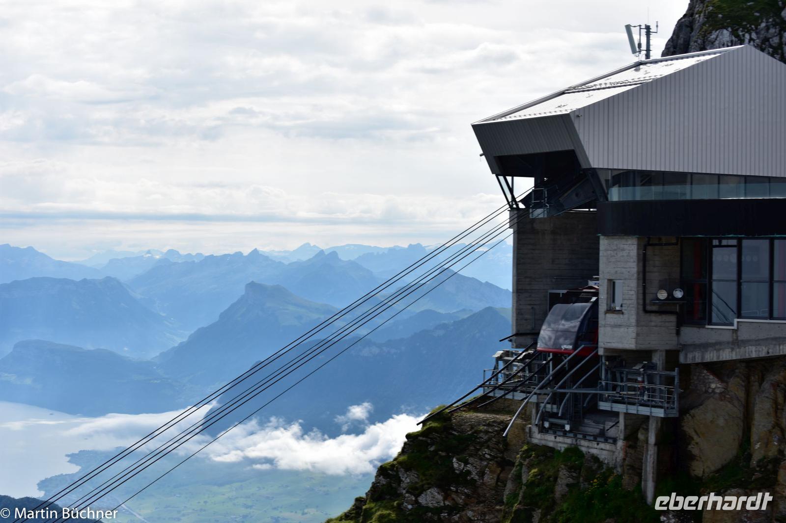 Bergstation Pilaus - Schwebebahn