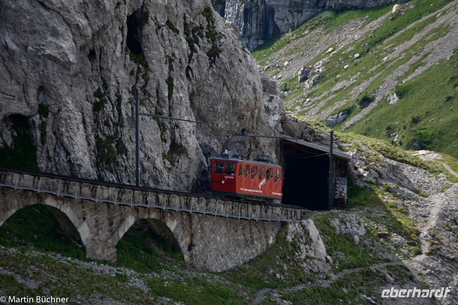 Pilatusbahn (Luzern) - Steilste Zahnradbahn der Welt