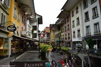 Stadtrundgang Thun an der Aare - Hohe Bürgersteige