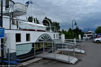 Von Thun mit dem historischen Schaufelraddampfer über den Thunersee nach Interlaken